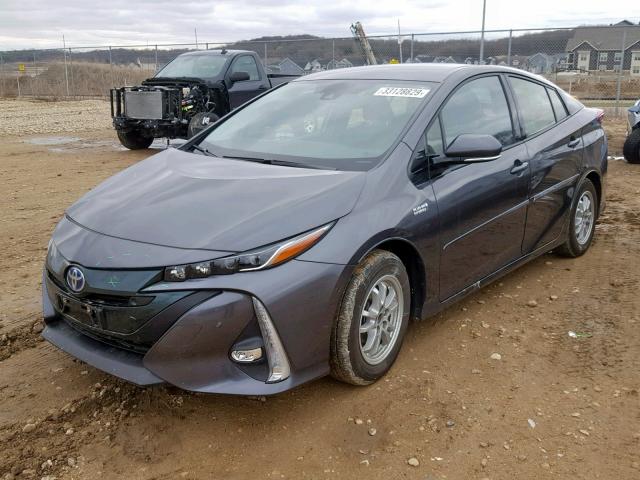JTDKARFP3H3034359 - 2017 TOYOTA PRIUS PRIM 灰色 照片 2