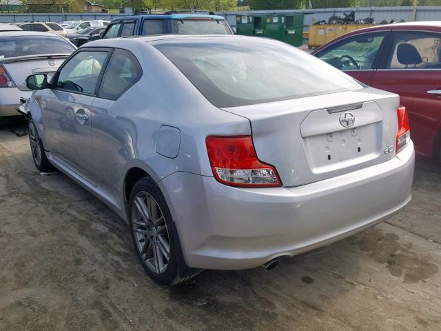 JTKJF5C7XB3013633 - 2011 TOYOTA SCION TC 银色 照片 3