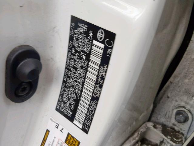 JTDKARFP5H3001346 - 2017 TOYOTA PRIUS PRIM 白色 照片 10