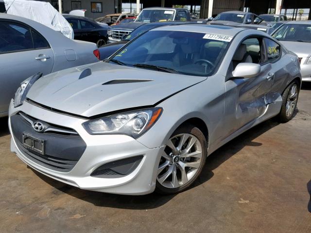 KMHHT6KD7DU094918 - 2013 HYUNDAI GENESIS CO SILVER photo 2