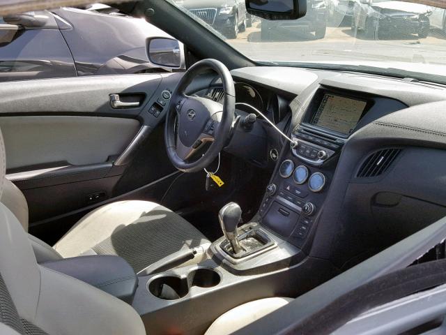 KMHHT6KD7DU094918 - 2013 HYUNDAI GENESIS CO SILVER photo 5