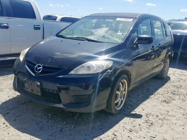 JM1CR2WL9A0367125 - 2010 MAZDA 5 BLACK photo 2