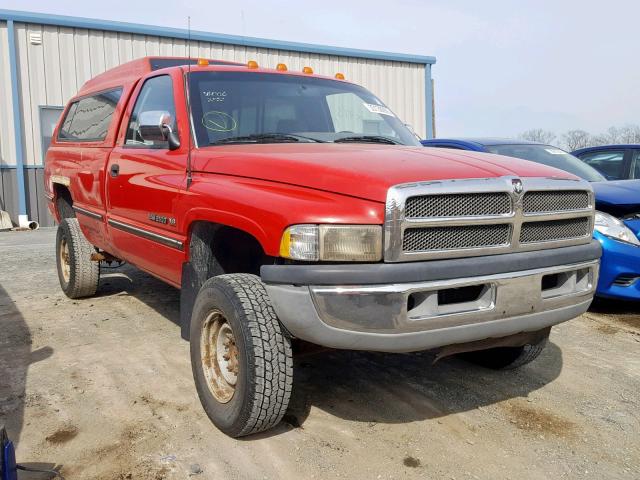 1B7KF26ZXVJ520698 - 1997 DODGE RAM 2500 RED photo 1