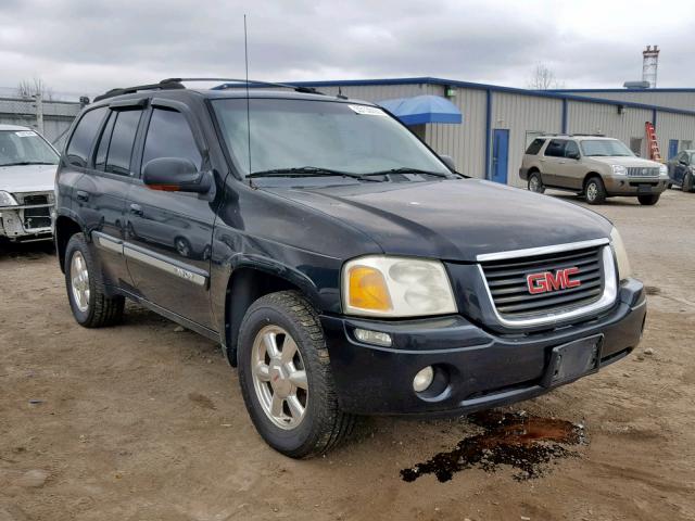 1GKDT13SX42162678 - 2004 GMC ENVOY BLACK photo 1