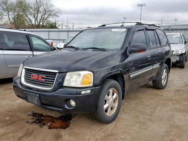 1GKDT13SX42162678 - 2004 GMC ENVOY BLACK photo 2