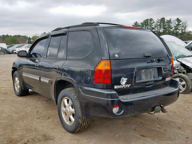 1GKDT13SX42162678 - 2004 GMC ENVOY BLACK photo 3