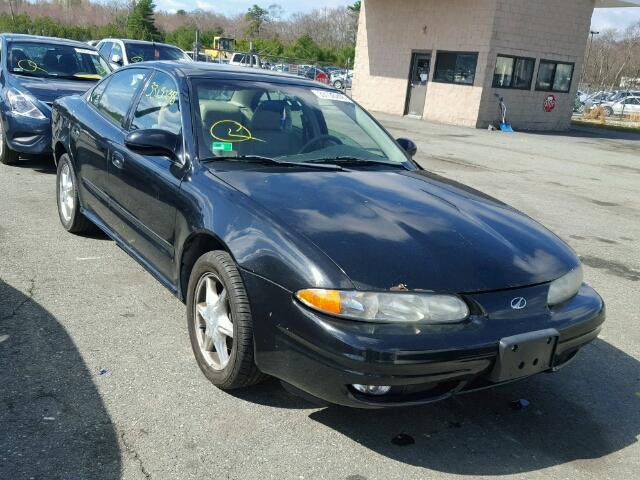 1G3NF52E0YC324246 - 2000 OLDSMOBILE ALERO GLS BLACK photo 1