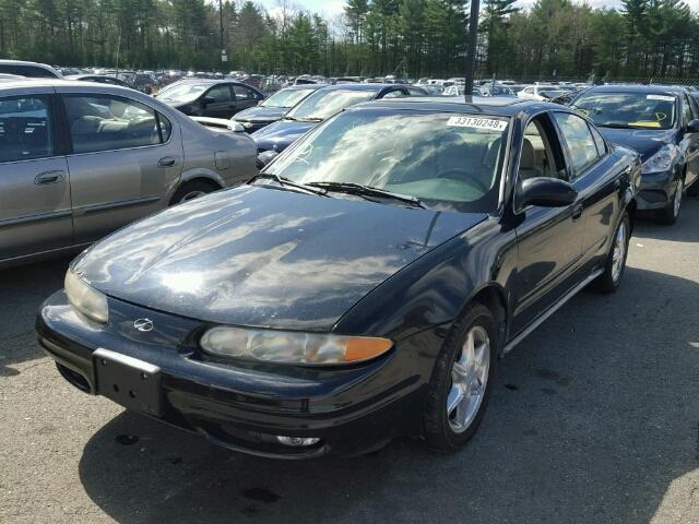 1G3NF52E0YC324246 - 2000 OLDSMOBILE ALERO GLS BLACK photo 2