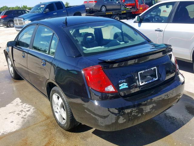 1G8AL55F26Z149868 - 2006 SATURN ION LEVEL BLACK photo 3
