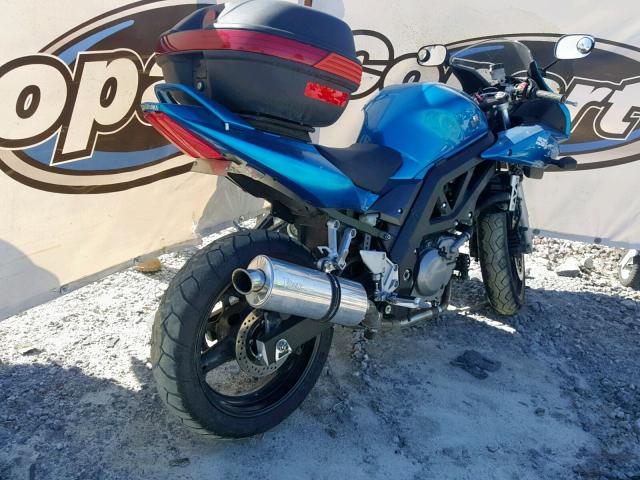 JS1VP53A462106316 - 2006 SUZUKI SV650 BLUE photo 4