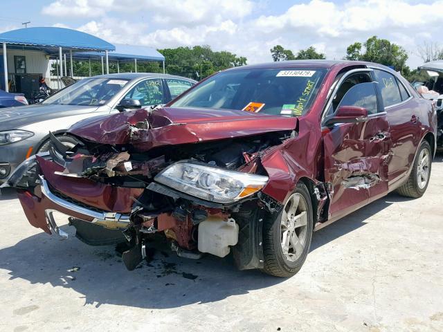 1G11C5SA3GF156340 - 2016 CHEVROLET MALIBU LIM MAROON photo 2