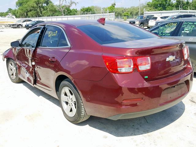 1G11C5SA3GF156340 - 2016 CHEVROLET MALIBU LIM MAROON photo 3