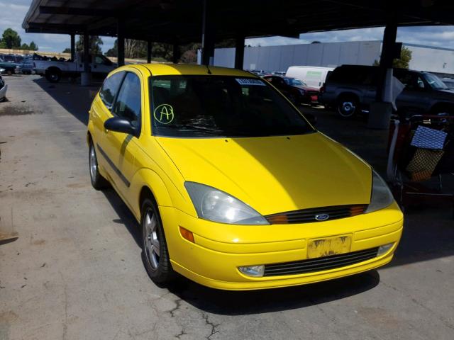 3FAFP31Z83R183291 - 2003 FORD FOCUS ZX3 YELLOW photo 1