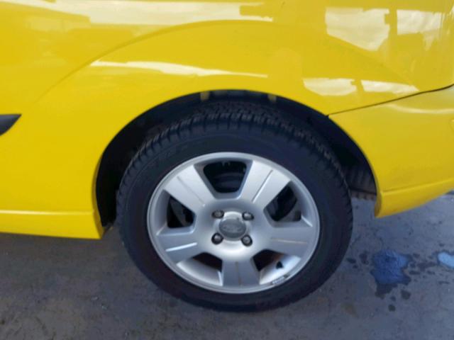 3FAFP31Z83R183291 - 2003 FORD FOCUS ZX3 YELLOW photo 9