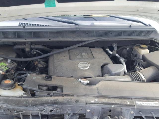 5N1BA0ND0AN608201 - 2010 NISSAN ARMADA SE WHITE photo 7