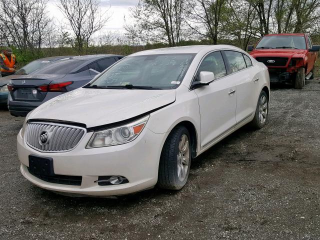 1G4GC5ED6BF143979 - 2011 BUICK LACROSSE C WHITE photo 2