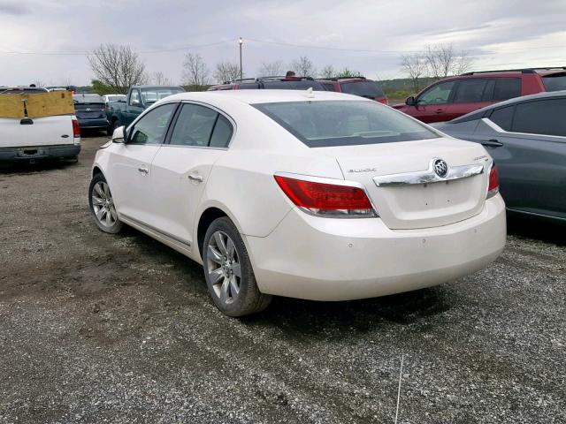 1G4GC5ED6BF143979 - 2011 BUICK LACROSSE C WHITE photo 3