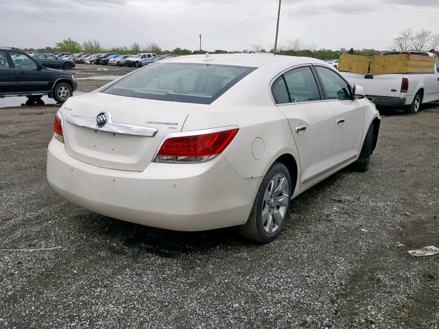 1G4GC5ED6BF143979 - 2011 BUICK LACROSSE C WHITE photo 4