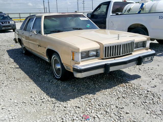 1MEBP95F8DZ683703 - 1983 MERCURY GRAND MARQ TAN photo 1