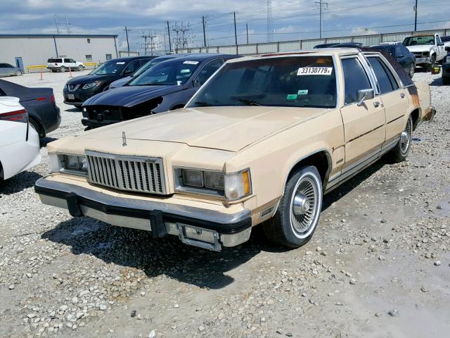 1MEBP95F8DZ683703 - 1983 MERCURY GRAND MARQ TAN photo 2