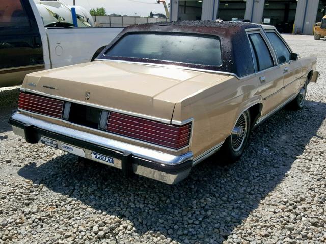 1MEBP95F8DZ683703 - 1983 MERCURY GRAND MARQ TAN photo 4