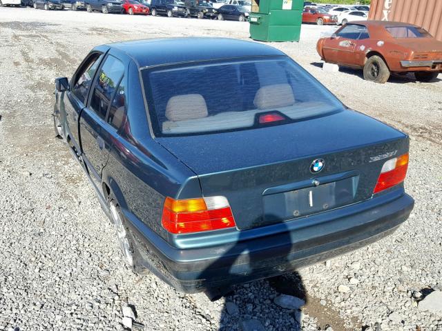 WBACD4323WAV64148 - 1998 BMW 328 I AUTO GREEN photo 3
