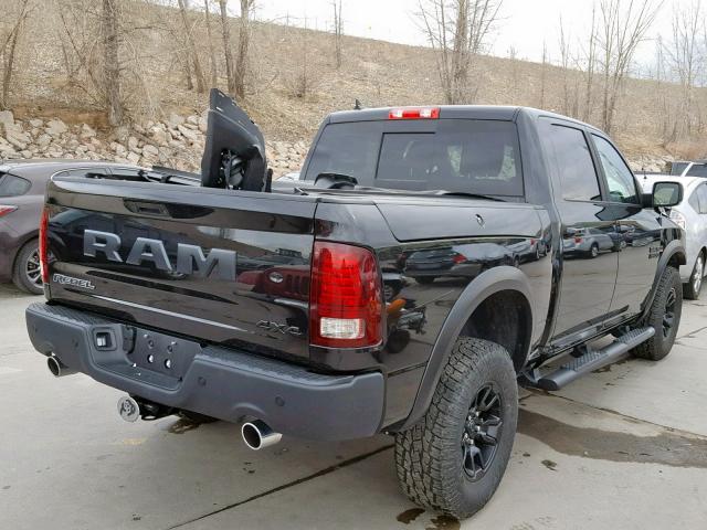 1C6RR7YT1JS129611 - 2018 RAM 1500 REBEL შავი ფოტო 4