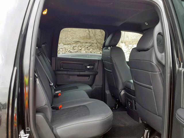 1C6RR7YT1JS129611 - 2018 RAM 1500 REBEL შავი ფოტო 6