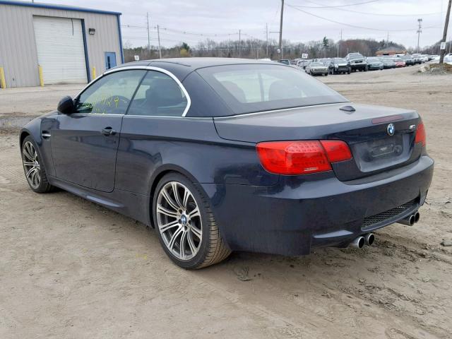 WBSDX9C53CE784456 - 2012 BMW M3 BLUE photo 3