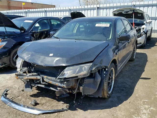 3FADP0L38AR308463 - 2010 FORD FUSION HYB BLUE photo 2