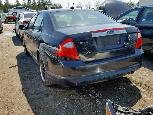 3FADP0L38AR308463 - 2010 FORD FUSION HYB BLUE photo 3