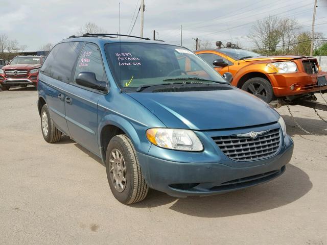 1C4GJ25B52B672550 - 2002 CHRYSLER VOYAGER BLUE photo 1