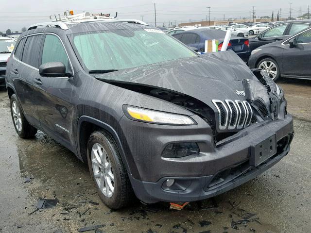 1C4PJLCB8HW573361 - 2017 JEEP CHEROKEE L GRAY photo 1