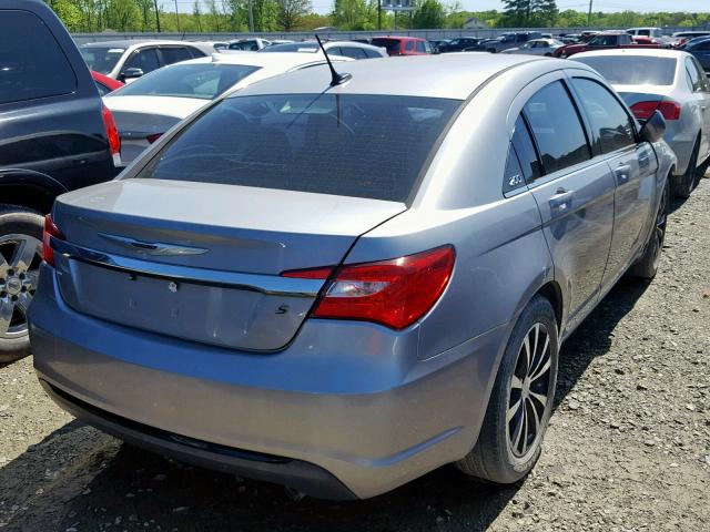 1C3CCBBB1DN624420 - 2013 CHRYSLER 200 TOURIN SILVER photo 4