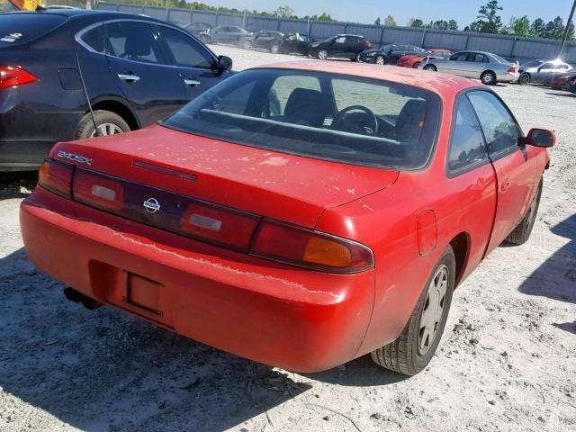 JN1AS44D4SW023903 - 1995 NISSAN 240SX BASE RED photo 4