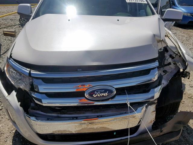 2FMDK3KC5BBA18317 - 2011 FORD EDGE LIMIT WHITE photo 7