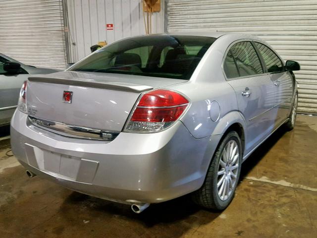 1G8ZV57707F132654 - 2007 SATURN AURA XR SILVER photo 4