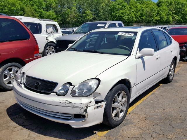 JT8BD68S7Y0103285 - 2000 LEXUS GS 300 WHITE photo 2