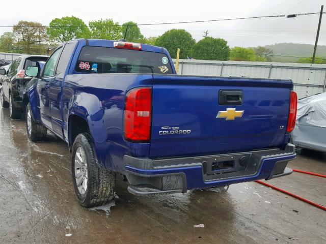 1GCHSBEA2F1270490 - 2015 CHEVROLET COLORADO L BLUE photo 3