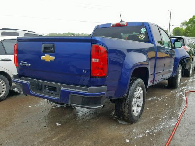 1GCHSBEA2F1270490 - 2015 CHEVROLET COLORADO L BLUE photo 4