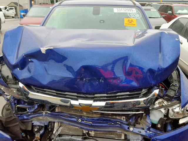 1GCHSBEA2F1270490 - 2015 CHEVROLET COLORADO L BLUE photo 7