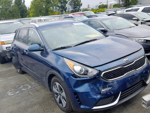 KNDCB3LC3J5157587 - 2018 KIA NIRO FE BLUE photo 1