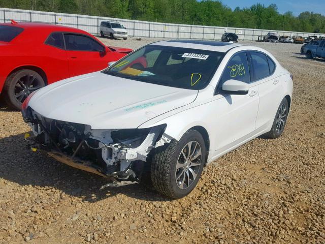 19UUB1F55GA004121 - 2016 ACURA TLX TECH WHITE photo 2