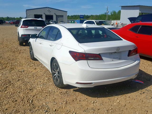 19UUB1F55GA004121 - 2016 ACURA TLX TECH WHITE photo 3