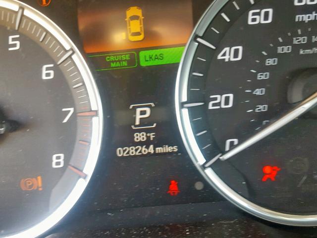 19UUB1F55GA004121 - 2016 ACURA TLX TECH WHITE photo 8