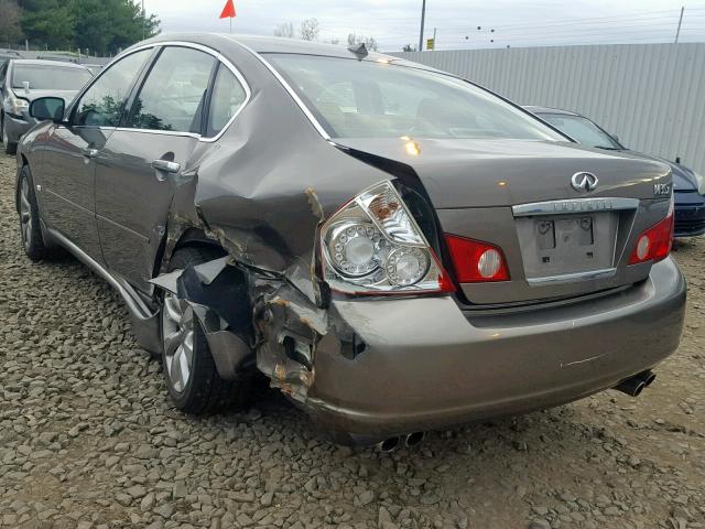 JNKAY01F47M450851 - 2007 INFINITI M35 BASE GRAY photo 3