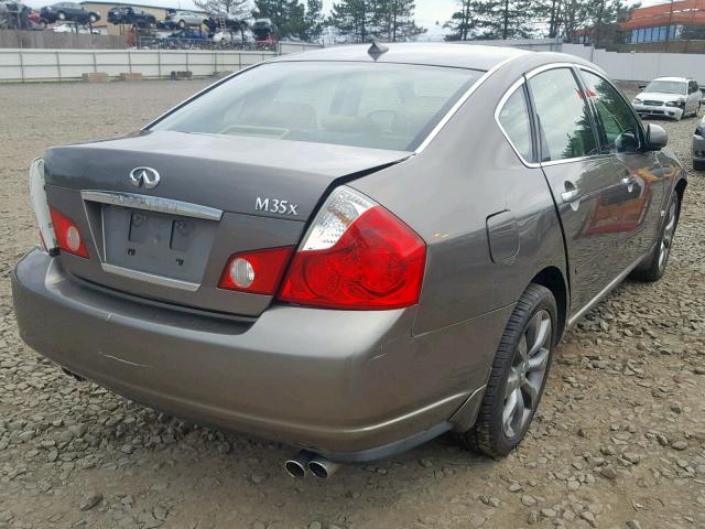 JNKAY01F47M450851 - 2007 INFINITI M35 BASE GRAY photo 4