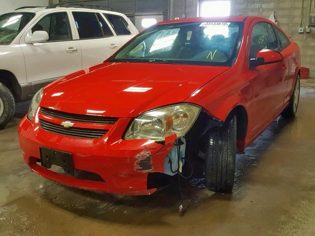 1G1AF1F53A7215725 - 2010 CHEVROLET COBALT 2LT RED photo 2