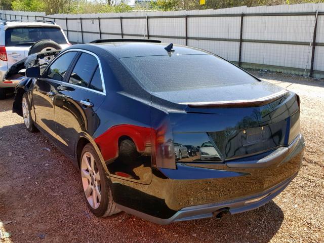 1G6AA5RA8D0142809 - 2013 CADILLAC ATS BLACK photo 3