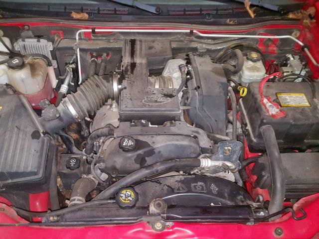 1GCDT136158223834 - 2005 CHEVROLET COLORADO RED photo 7